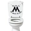 Yoonek Graphics This Way to The Ministry of Magic Toilet Decal Sticker # 535 (9 24 81LloHdrqgL