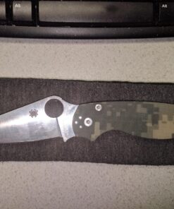 Spyderco Para Military 2 Signature Knife with 3.42" CPM S45VN Steel Blade and Durable G-10 Handle - PlainEdge - C81GP2 Black Handle - Stainless Steel Blade 59 81LmACM9HCL