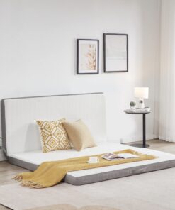 Kingfun Folding Mattress, 3 inch Tri-fold Memory Foam Mattress Topper with Washable Cover,Folding Mattress CertiPUR-US Certified, Play Mat, Foldable Bed, Guest beds, Camp Portable Bed,Single Single 15 81LnK1vxwXL