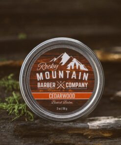 Beard Balm - Rocky Mountain Barber - 100% Natural - Premium Wax Blend with Cedarwood Scent, Nutrient Rich Bees Wax, Jojoba, Tea Tree, Coconut Oil 29 81LoBItlFYL