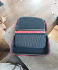 Smatree Carrying Case for New Nintendo 3DS XL/New 2DS XL, Hard Protective Shell Travel Case for Nintendo New 3DS/Nintendo New 3DS XL-Super NES Edition- Black/Red Black Red 63 81LopQwuwdL