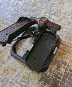 Sunny Health & Fitness 2-in-1 Premium Power Stepper with Resistance Bands, Low-Impact Cardio, Space-Saving, Height-Adjustable, 330 LB Max and SunnyFit® App Enhanced Bluetooth Connectivity Heavy Duty 13 81LqPlO4FCL