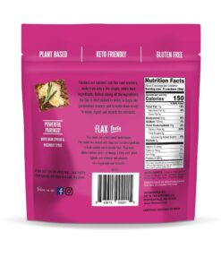 Alternative view of Flackers Organic Rosemary Flaxseed Crackers, Gluten Free, Non GMO, Vegan, Keto Snack, 9 Grams Fiber, 1 Net Carb, 5 Ounce 1-Pack 5 Ounce (Pack of 1)