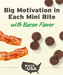 Pet Botanics Training Rewards Mini Treats For Dogs, Bacon, 4 Oz. 4 Ounce (Pack of 1) 22 81LuyZ 0sLL