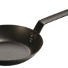Lodge CRS8 Carbon Steel Skillet, Pre-Seasoned, 8-inch, Black 8 Inch