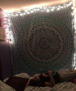 Noma/Inliten Holiday Wonderland 100-Count Clear Christmas Light Set,Green Wire 41 81LyBk250cL