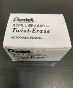 Pentel Refill Erasers For Pentel Twist-Erase Series Pencils - Pack of 36 (E10) 17 81M 2RYsxQL