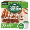 Green Mountain Coffee Roasters Caramel Vanilla Cream Keurig Single-Serve K-Cup pods, Light Roast Coffee, 72 Count 12 Count (Pack of 6) 12 81M Geer8L
