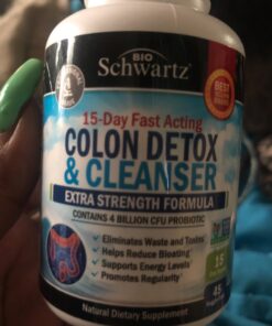 Colon Cleanser and Detox for Weight Loss & Digestive Support - 15 Day Fast-Acting Extra Strength Cleanse with Probiotic Fiber Plus Noni for Constipation Relief & Bloating Support, Non-GMO, 45 Count 24 81M US3B9CL