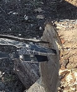 BladesUSA Perfect Point Throwing Knives – Set of 3 – Black Stainless Steel Blades and Handles w/ Spider Design, Nylon Sheath, Full Tang Construction, Well Balanced, Throwing Sport Knives – RC-1793B 49 81M WxOaBxL