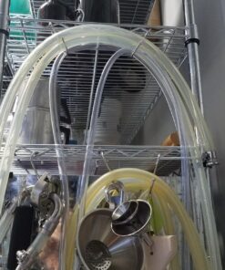 Pro Chef Kitchen Tools Round S Hooks - Kitchen Pot Racks Hook 10 Pack Set - Heavy Duty S Shaped Clothing Hangers - Fits Utensil Organizer Rack Hanger Bar - Outdoor Garage Home Storage Organization 26 81M19dOMYtL