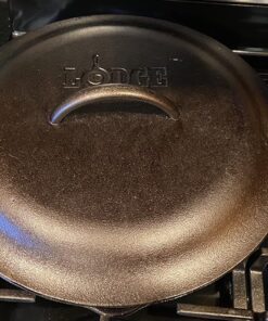 Lodge L10SC3 Cast Iron Lid, 12-inch 12 Inch 43 81M1q61n7XL