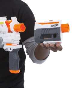 NERF Modulus ECS Motorized Blaster, Removable Scope, Drop Grip, Barrel, Stock, 10-Dart Clip (Amazon Exclusive) Frustration-Free Packaging 23 81M2BZ6d2rL