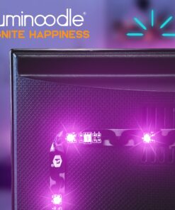 Luminoodle Color Bias Lighting, USB TV and Monitor Backlight LED Strip Lights Kit with Dimmer, Remote - 6.6 ft for 24" to 60" TV - Medium Pro:Medium(24 - 29 in TV) 39 81M2TiMV8IS