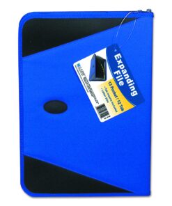 C-Line Expanding File with Zipper Closure, 13-Pocket, Tabbed Dividers, Blue (48105), letter 8 81M4fTnlOjL