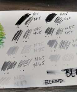 Tombow 56171 Dual Brush Pen Art Markers, Grayscale, 10-Pack. Blendable, Brush and Fine Tip Markers 49 81M64lAqGOL