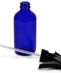 Vivaplex, 2, Large, 8 oz, Empty, Cobalt Blue Glass Spray Bottles with Black Trigger Sprayers 12 81M689UK5L