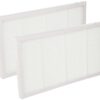 Nispira True HEPA Filter Compatible with 3M Filtrete Ultra Quiet Air Cleaning Purifiers Model FAP02 FAP01-RMS and FAP02-RMS. Compared to Part FAPF02 FAPF024, 2 Packs 2 PK 19 81M6AFWYbxL