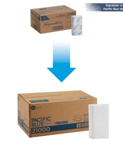 Georgia-Pacific Blue Select Multifold Premium 2-Ply Paper Towels by GP PRO (Georgia-Pacific); White; 21000; 125 Paper Towels Per Pack; 16 Packs Per Case 2000 paper towels 28 81M6LByGolL