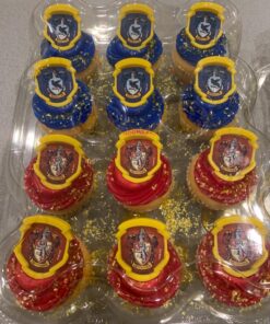 Harry Potter - Hogwarts Houses Cupcake Rings - 24 pc by DecoPac 23 81M6YclgscL