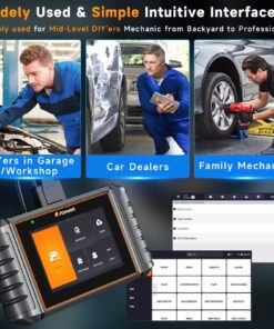 FOXWELL OBD2 Scanner NT716, 9+ Resets Auto Scan Tool ABS SRS Transmission Engine Diagnostic Code Reader Free Update Injector Coding/D-P-F/BMS/ABS Bleeding/Oil Light/EPB/TPMS/SAS/Throttle Relearn 2023 28 81M7JbOrm0L