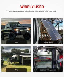 Nilight 10 Gauge 2 Pin Quick Disconnect Harness,Heavy Duty SAE Connector Bullet Lead Cable,2 Years Warranty 12" SAE Disconnect 10AWG 14 81M7xoNbYRL