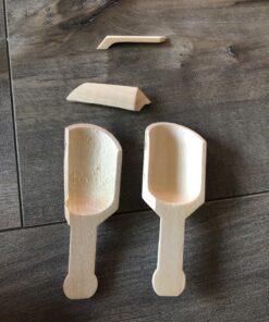 Perfect Stix 10-Pack Mini Wood Scoop, 4-1/4 L x 1-1/4 W-Inch Pack of 10ct 23 81M80mB59FL