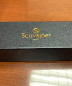 Scriveiner Silver Chrome Rollerball Pen - Stunning Luxury Pen with 24K Gold Finish, Schmidt Ink Refill, Best Roller Ball Pen Gift Set for Men & Women, Professional, Executive Office, Nice, Fancy Pens - Silver with Chrome 45 81M9tXecwCL