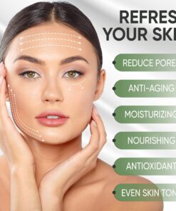 Green Tea Matcha Facial Mud Mask, Removes Blackheads, Reduces Wrinkles, Nourishing, Moisturizing, Improves Overall Complexion, Best Antioxidant, Younger Looking Skin, All Skin Face Types 28 81MAW4P5PtL