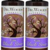 Dr. Woods Raw Black Moisturizing Liquid Castile Soap, 32 Ounce (16 oz (Pack of 2)) 16 Ounce (Pack of 2)