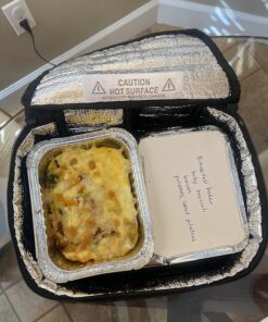 Hot Logic Mini Portable Oven, Food Warmer Electric Lunch Box with Wall Plug, Mini Personal Heated Box for Cooking and Reheating Meals in Office, Travel, Potlucks, Hotel, Home Kitchen (Black) Black 28 81MBf6k66L