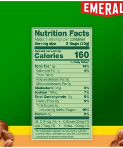 Emerald Nuts, Honey Glazed Almonds, 5.5 Oz Resealable Bag 16 81MBsFKidTL