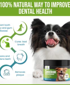 Caniclean Seaweed for Dogs Teeth - Dog Tartar Removal Tool, Plaque Remover, and Breath Freshener - Get Plaque Off Dogs Teeth Naturally 23 81MDZRe62L