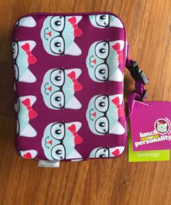 Bentology Lunch Box for Girls - Kids Insulated, Durable Lunchbox Tote Bag Fits Bento Boxes, Containers w/Lids, Jars & Bottles, Back to School Reusable Lunch Sleeve Keeps Food Hotter or Colder Longer Kitty 26 81MEGPHHpmL