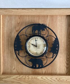 FirsTime & Co. Wildlife Wire Wall Clock, 11", Brown/Black 13 81MERk0o7 L