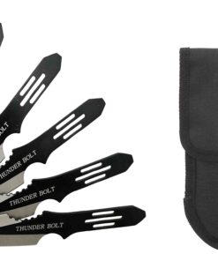 Target Master 5.5" 6 Pcs Thunder Bolt Throwing Knife Set