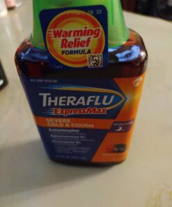 Theraflu ExpressMax Severe Cold and Cough Medicine, Daytime and Nighttime Cough and Cold Medicine for Cough Relief, Berry Flavor - 8.3 Fl Oz x 2 Day & Night Bundle 19 81MFAs2UmGL