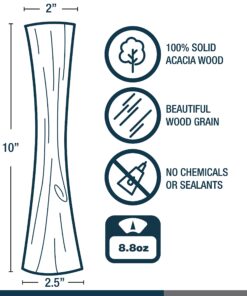 Masontops Pickle Packer - Acacia Wood Vegetable Fermentation Tamper - Cabbage Sauerkraut Pounder - Fermenting Food Tool 19 81MFHYG8ZBL