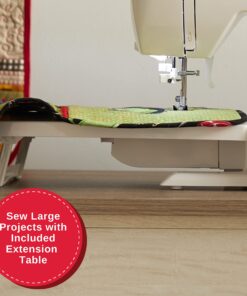 SINGER | 5560 Computerized Sewing Machine with Included Accessory Kit, Hard Cover & Extension Table, 203 Stitch Applications - Perfect for Beginners 5560 Fashion Mate 17 81MGqv79 7L 3