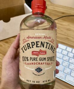 16 Oz 100% Pure Gum Spirits of Turpentine, Can 1 Pound (Pack of 1) 11 81MJgsZKoQL