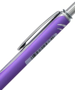 Pentel EnerGel Alloy RT Premium Liquid Gel Pen, 0.7mm Violet Barrel, Violet Ink, 1-Pack Carded (BL407VBPV) Violet/Violet Ink 1 Count (Pack of 1) 14 81MK0V6IL