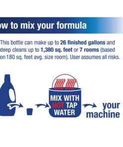 Rug Doctor Oxy Carpet Cleaning Solution, 64 oz., Removes Embedded Stains & Odors with Powerful Oxygen Activated Boosters, Compatible with All Leading Carpet Cleaning Machines 64 Fl Oz (Pack of 1) 16 81MK2SiF6TL