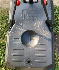 Best Choice Products Kids Height-Adjustable Basketball Hoop, Portable Backboard System w/ 2 Wheels, Fillable Base, Weather-Resistant, Nylon Net, Adjusts from 70.5in to 82.3in - White 33 81MK3ZmnML