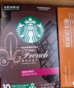 Starbucks K-Cup Coffee Pods—Medium & Dark Roast Variety Pack for Keurig Brewers—100% Arabica—6 boxes (60 pods total) 10 Count (Pack of 6) 29 81MLaQDAuXL
