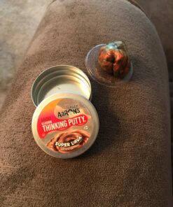Crazy Aaron's Thinking Putty 2" Mini Tin (.47 oz) Super Lava - Soft Texture, Never Dries Out 35 81MM3iAoUYL