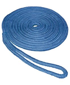 SeaSense Double Braid Nylon Dockline Blue 3/8" x 20'