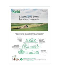 Kashi Organic Blueberry Clusters Breakfast Cereal - Non-GMO Project Verified, Bulk Size, 13.4 Oz Box (Pack of 10) 13.4 Ounce (Pack of 10) 14 81MNiR23LOL