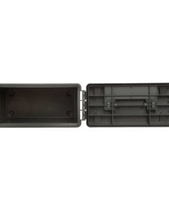 Sheffield 12626 Field Box, Plastic Ammo Can for Pistol, Rifle, and Shotgun Ammo, Water Resistant Storage Box w/ 3 Locking Options, Olive Drab Green Cans, Made in The U.S.A. 25 81MPOJQR0AL