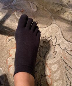 Meaiguo Toe Socks No Show Running Five Finger Socks for Men Women 4 Pairs Multicoloured 57 81MPoKt0YZL