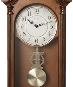 Bulova C1517 Saybrook Wall Clock, Brown Cherry 11 81MQo3SH7gL
